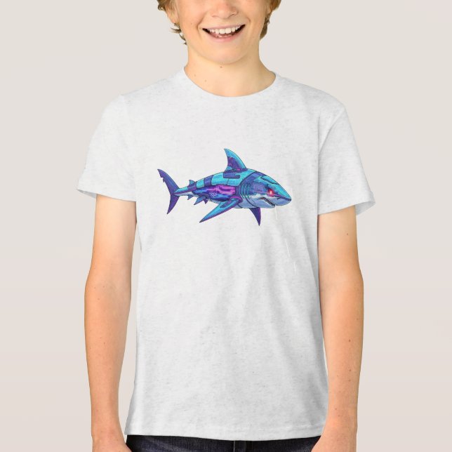 Electric Shark T Shirt (Framsida)