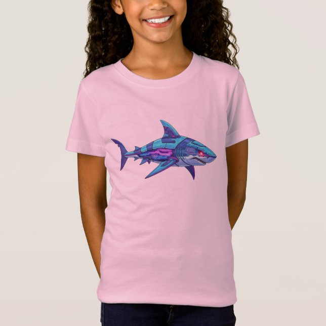 Electric Shark T Shirt (Framsida)