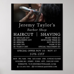 Electric Shave, Manar Barbres Advertising Poster