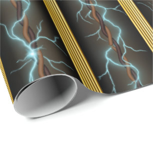 Electric Shock Industrial Fantasy Brass Rand Presentpapper