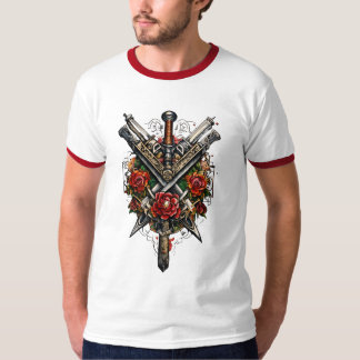 Electric Skull Rock and roll T Shirt