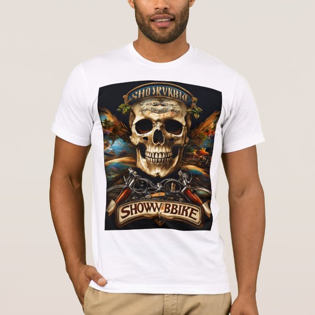 Electric Skull Rock Festival T-shirt | Gitarr & Tr (Framsida)