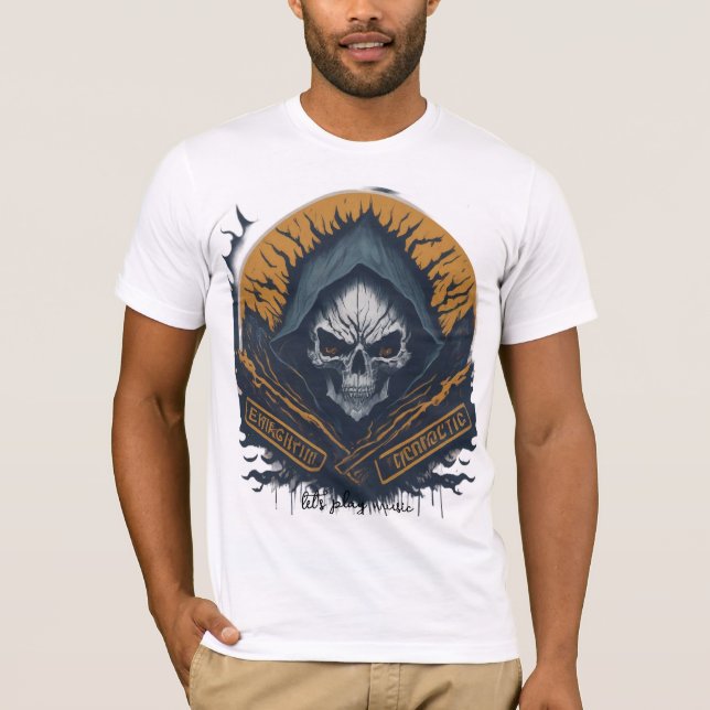 Electric Skull T Shirt (Framsida)