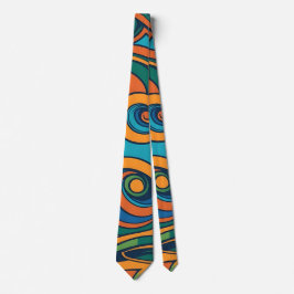 Electric Swirls Neck Tie Slips