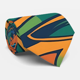 Electric Swirls Neck Tie Slips