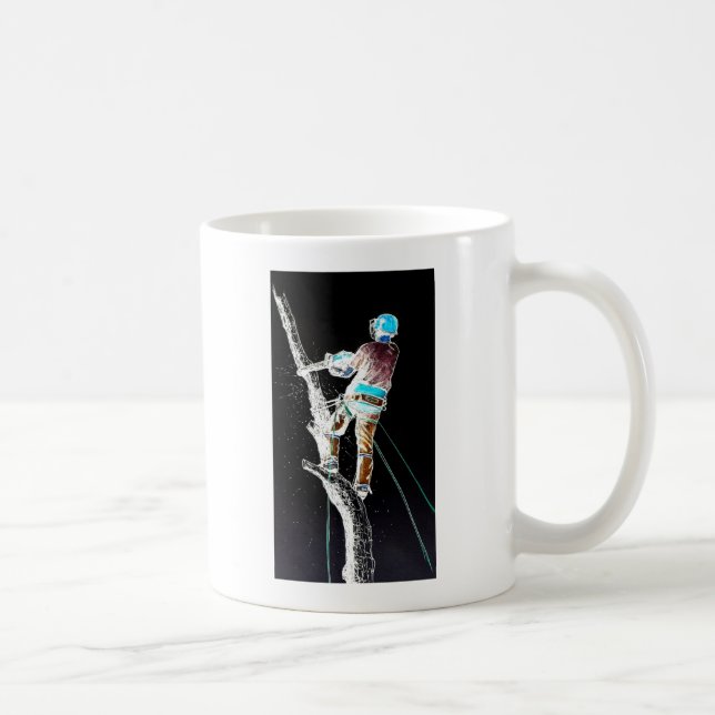 Electric Träd Surgeon Arborist chainsee Kaffemugg (Höger)