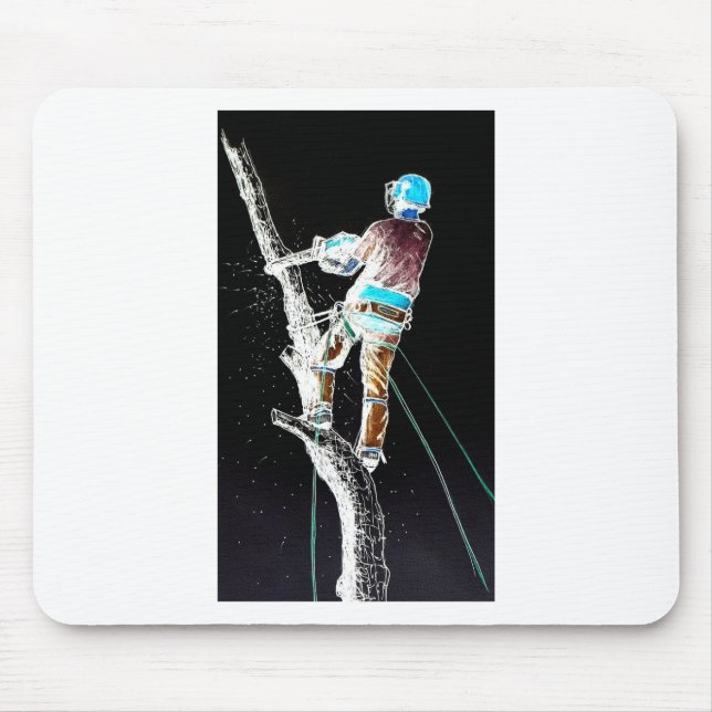 Electric Träd Surgeon Arborist chainsee Musmatta (Framsidan)