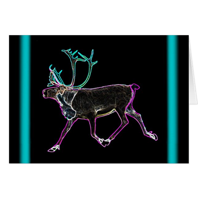 Electric Västindiou Hälsningskort (Framsidan Horizontal)