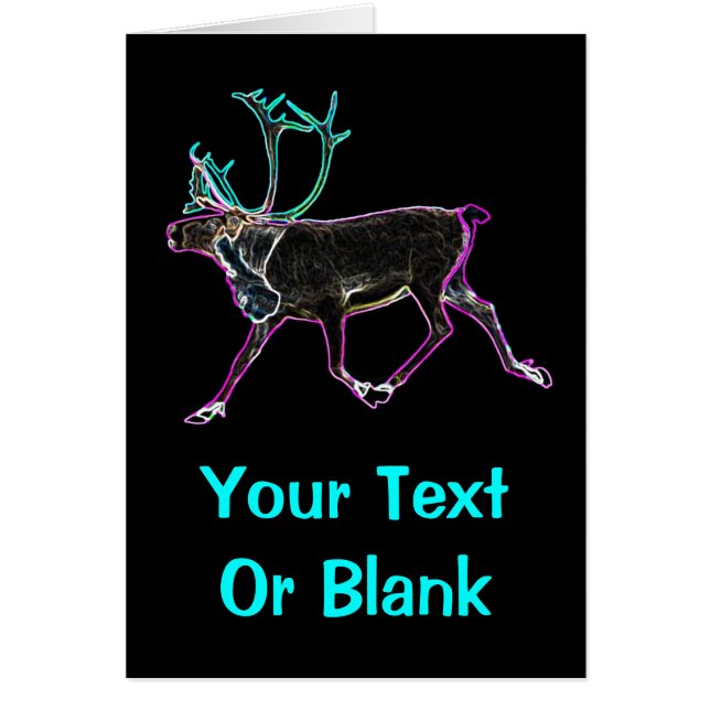 Electric Västindiou Hälsningskort (Framsidan)