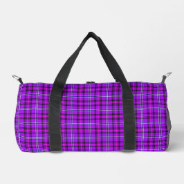 Electric Violet and Fuchsia Plaid Purple Pink