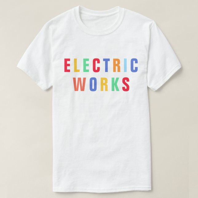 Electric Works™ T-Shirt (Design framsida)
