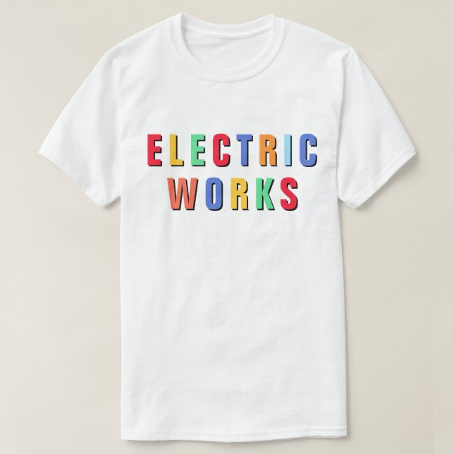 Electric Works™ T-Shirt (Design framsida)