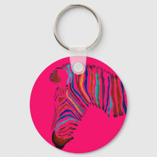 Electric Zebra. Nyckelring