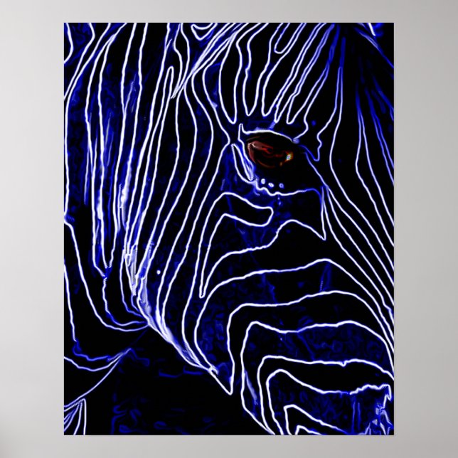 Electric Zebra Poster (Framsidan)