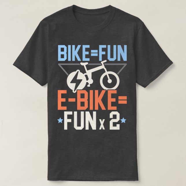 Electrical Bicycle E-Bike Ride Bike Älskare, bike  T Shirt (Design framsida)