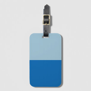 Electrical Blue Lemonade and Aquamarine Duo Tone Bagagebricka