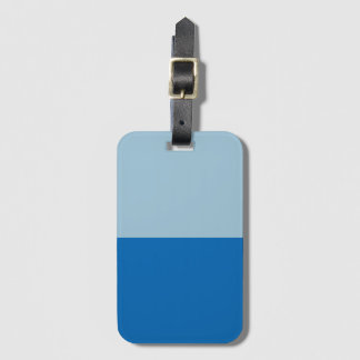 Electrical Blue Lemonade and Aquamarine Duo Tone Bagagebricka