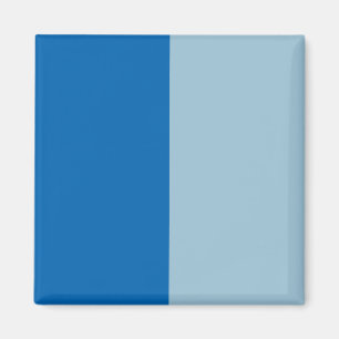Electrical Blue Lemonade and Aquamarine Duo Tone Magnet