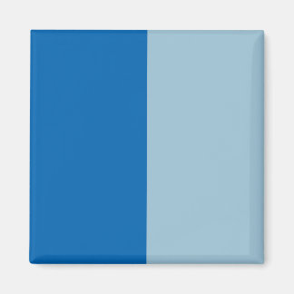 Electrical Blue Lemonade and Aquamarine Duo Tone Magnet