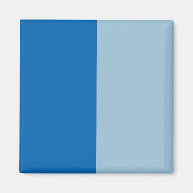 Electrical Blue Lemonade and Aquamarine Duo Tone Magnet (Framsidan)