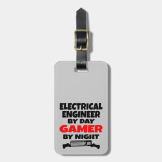 Electrical Ingenjör by Day Gamer by Night Bagagebricka