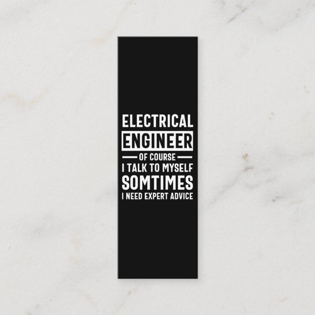Electrical ingenjör lojalitetskort (Framsida)