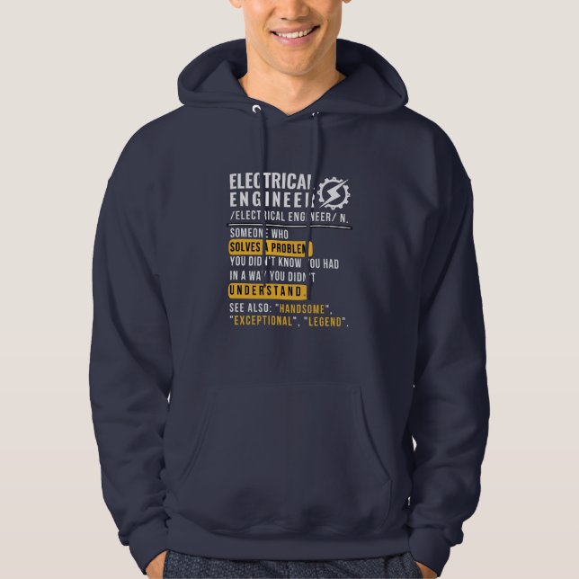 Electrical Ingenjör [noun] Hoodie (Framsida)