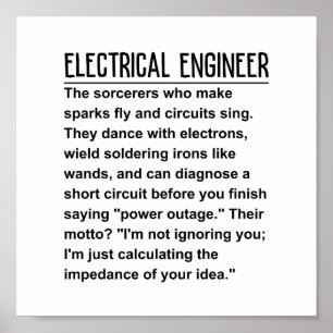 Electrical ingenjör poster