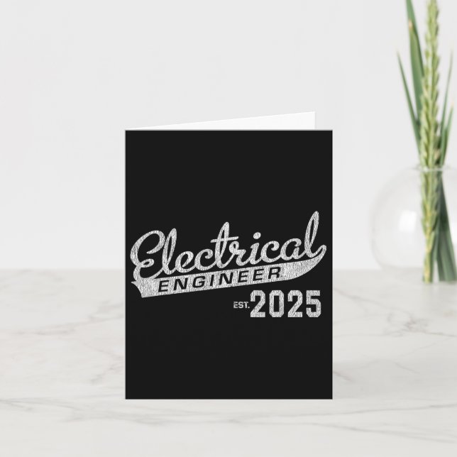 Electrical Ingenjör Studenten 2025 Kort (Framsida)