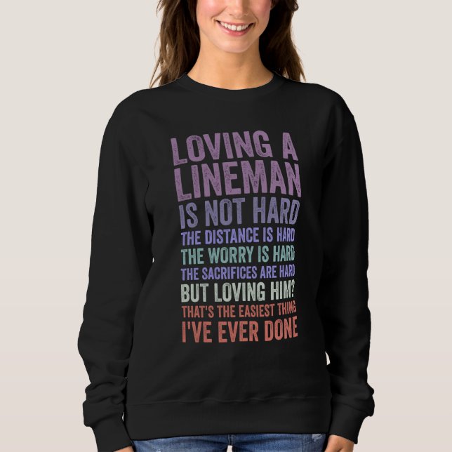 electrical lineman's wife lineman spouse Quote  3 T Shirt (Framsida)