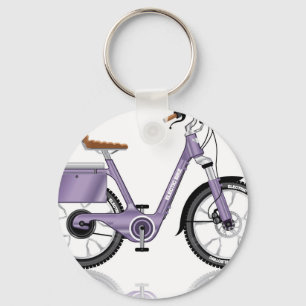 ElectricBicycleVectorDetaljerad Nyckelring