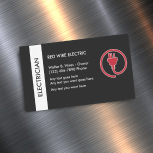 Electrician Affärskort Magnet