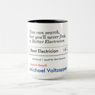 Electrician Anpassningsbar Personlig mugg