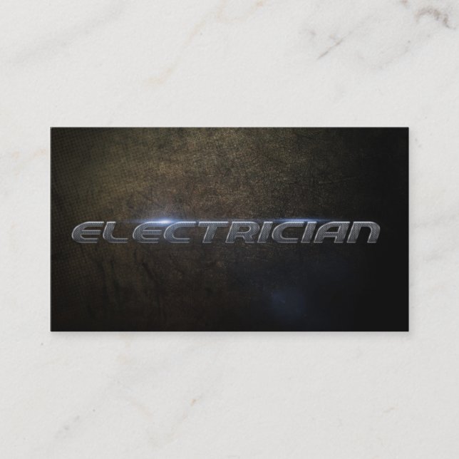 Electrician Business card Visitkort (Framsida)