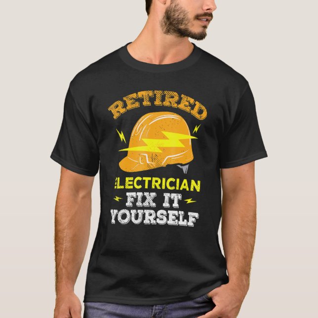 Electrician Da, Ingenjör, Electrician T Shirt (Framsida)