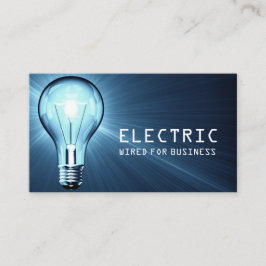 Electrician, Electric, Construction Business Card Visitkort