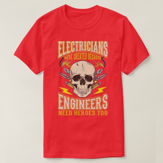 Electrician Electrician Funny Quotes Electrician T Shirt (Design framsida)