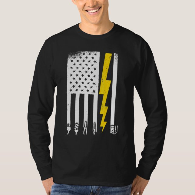 Electrician Electrician Lineman Ingenjör _7 T Shirt (Framsida)
