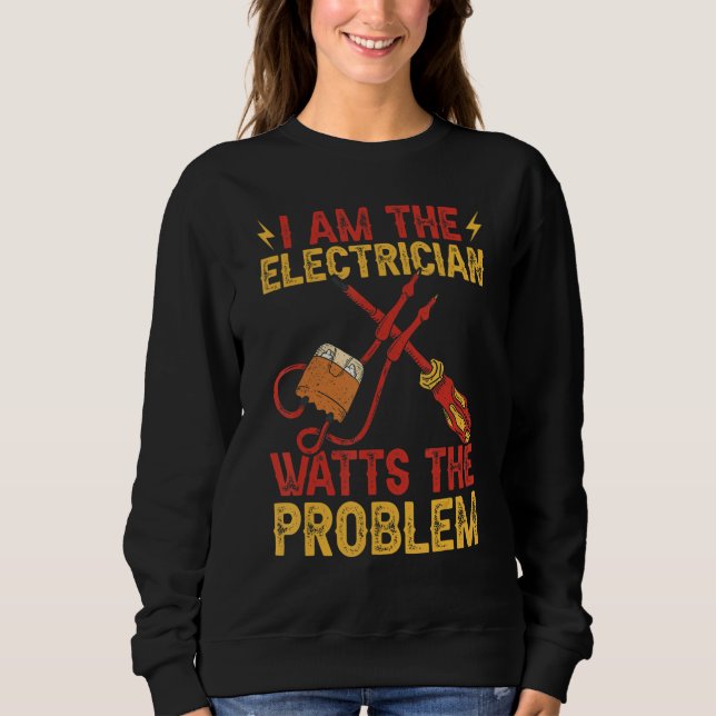 Electrician Electricians T Shirt (Framsida)