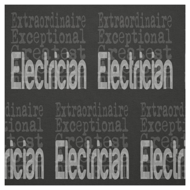 Electrician Extraordinaire Tyg (Provkarta)