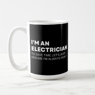 Electrician Funny Say Kaffemugg