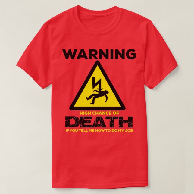 Electrician IBEW Union Pappa Retrött Master Gift T Shirt (Design framsida)