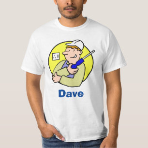Electrician Image med Namn T Shirt