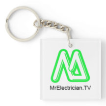 Electrician Keychain med ett motordiagram