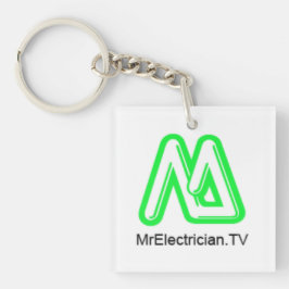 Electrician Keychain med ett motordiagram