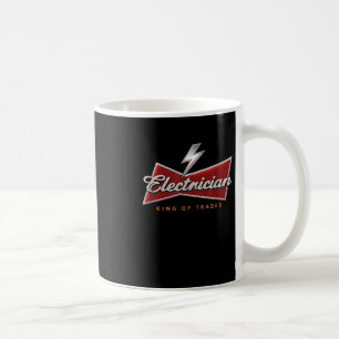 Electrician Kung of Trades Humor Funny 0hnmzz T-sh Kaffemugg
