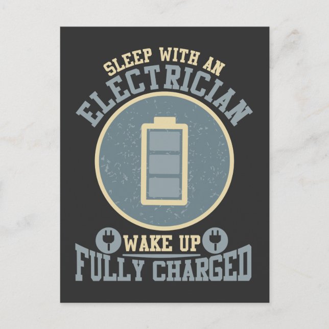 Electrician Makfe Electrician Make Vykort (Framsida)