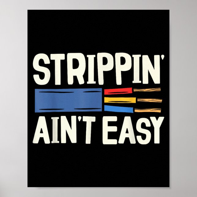 Electrician N Ain't Easy Dad Grandpa Papa Fathers  Poster (Framsidan)