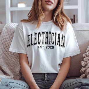 Electrician Pappa Shirt Anpassningsbar Gift for El T