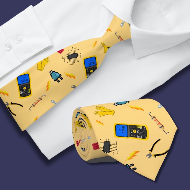 Electrician Profession Pappa Tie Slips (Skapare uppladdad)